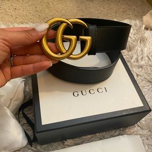 Authentic Gucci marmot belt. 1.5” size 75